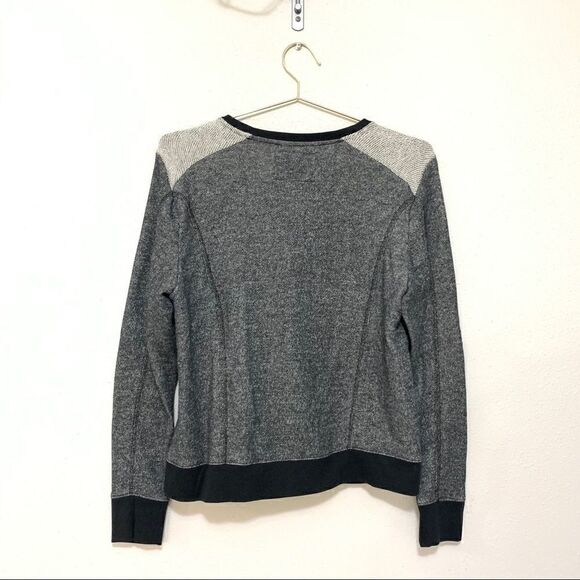 DKNY Jeans Asymmetrical Zip Black & Grey Jacket - Picture 2 of 5